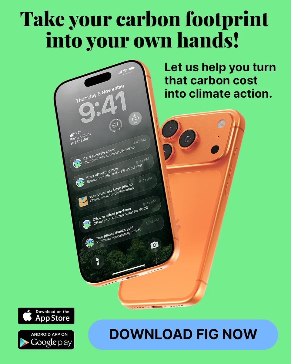 Fig, take your carbon footprint into your own hands, app launch