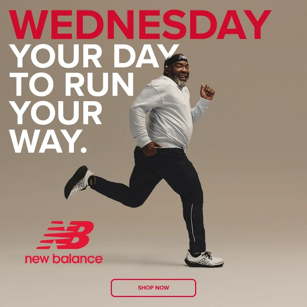 New Balance Wednesday, your day to run your way